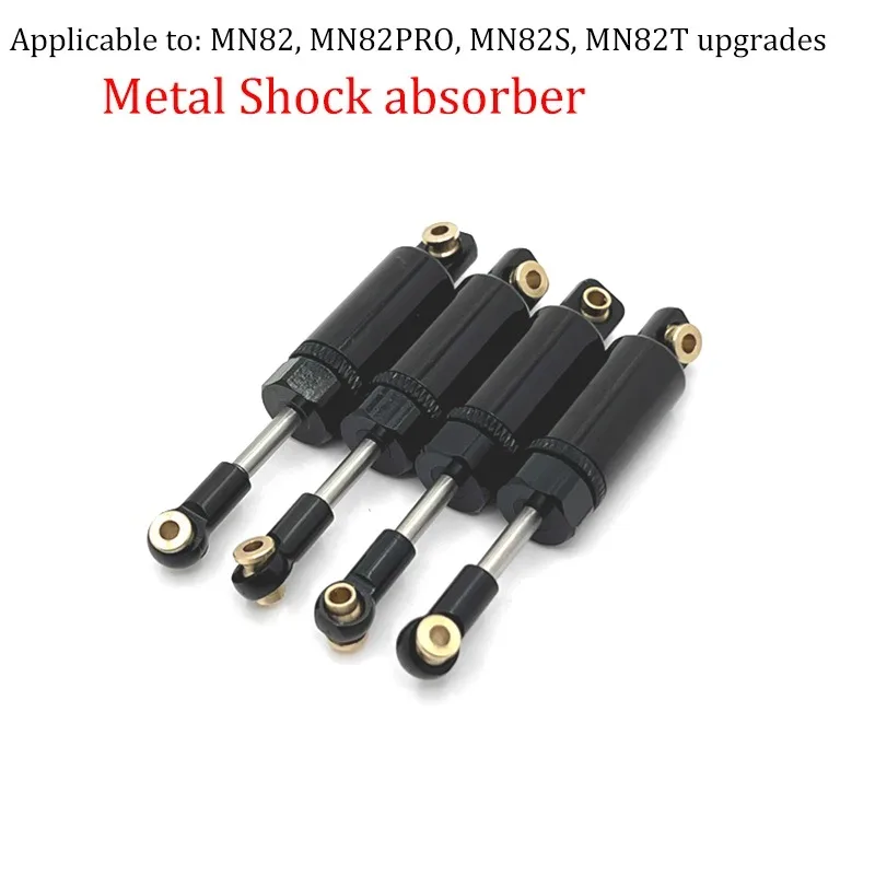 MN82, MN82PRO, MN82S, MN82T - Upgraded Metal Accessories for Front and Rear Axle, Motor Gearbox, Bumper, and Light Strip