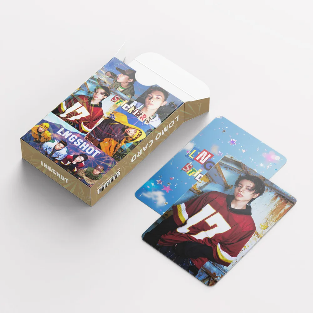 127pcs LNGSHOT New Album Photocards Stickers Kpop Merch Lomo Cards Set Fans Collection Cards Giftsi view 5