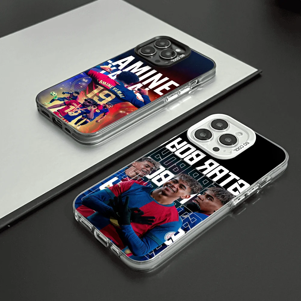 

Football player L-Lamine Y-YamalS phone case FUNDA for iPhone 12 11 13 14 15 16 17Max Pro Plus Mini Color Protective Case