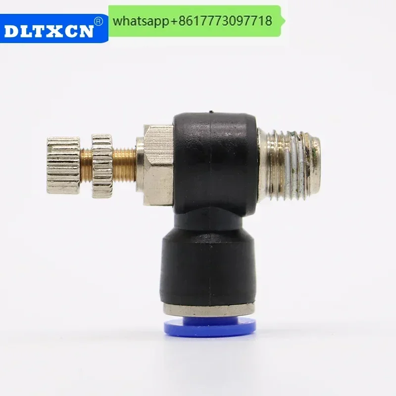 GRLA-1/8-QS-6-RS-B 162965 GRLA-1/8-QS-8-RS-B 162966 GRLA-1/8-QS-8-B FSQD  Satu Arah Katup Kontrol Aliran GRLA seri