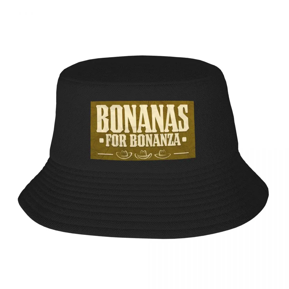 Bonanas For Bonanza logo Bucket Hat Golf Hat Snap Back Hat Bobble Ball Cap Men's Baseball Women's