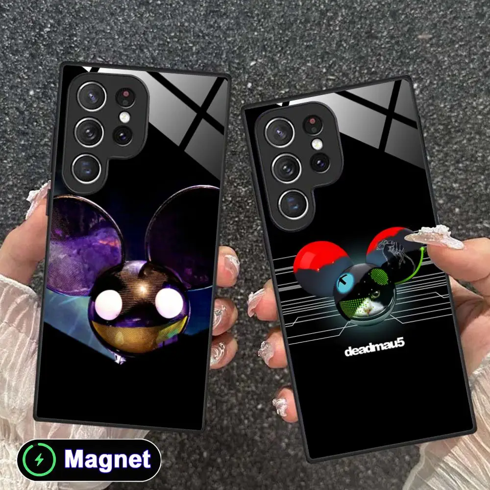 DJ Deadmau5 Phone Case for Samsung Galaxy S26 S25 S24 S23 S22 S21 S20 Note20 Plus FE Ultra Glass Magnet Cover