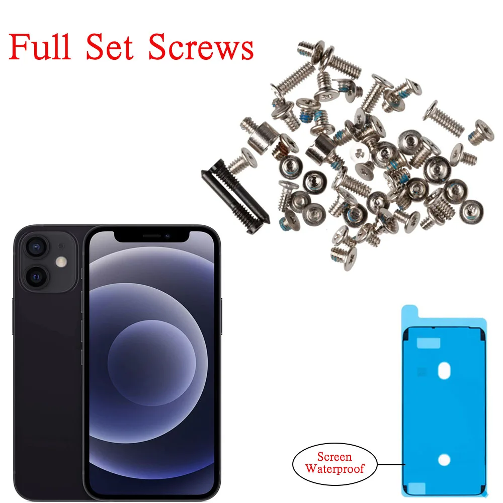 

Полный набор винтов Pop Inside для телефона 6 6P 6S 7 7P 8 Plus X XR XS 11 Pro Max с водонепроницаемой клейкой наклейкой, замена