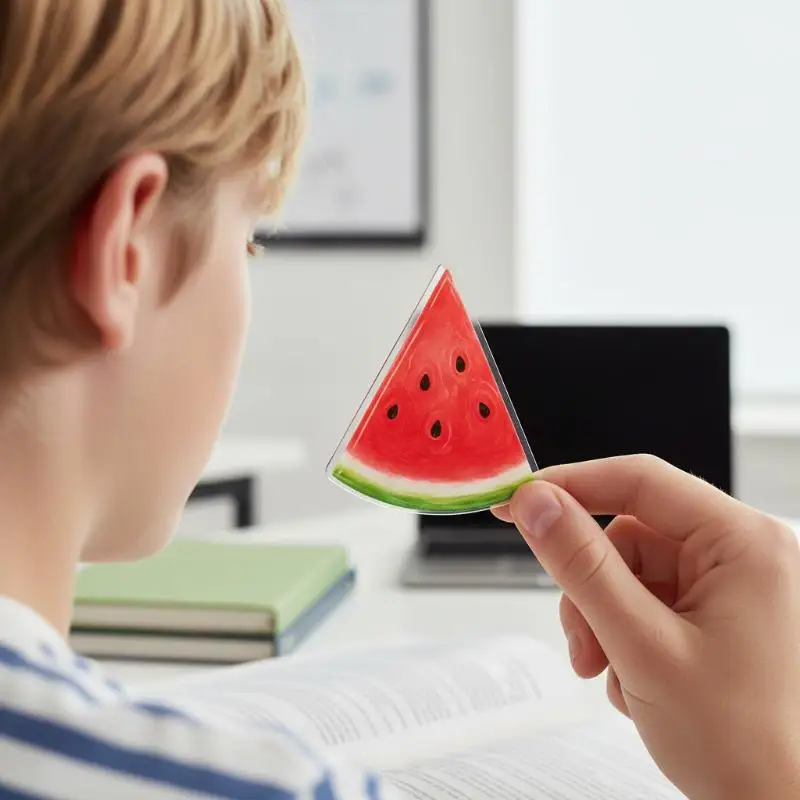 Reading Bookmark Simulation Fruit Bookmark Desktop Decor Bookmark Eye-Catching For Birthday Gift Stationery Collection