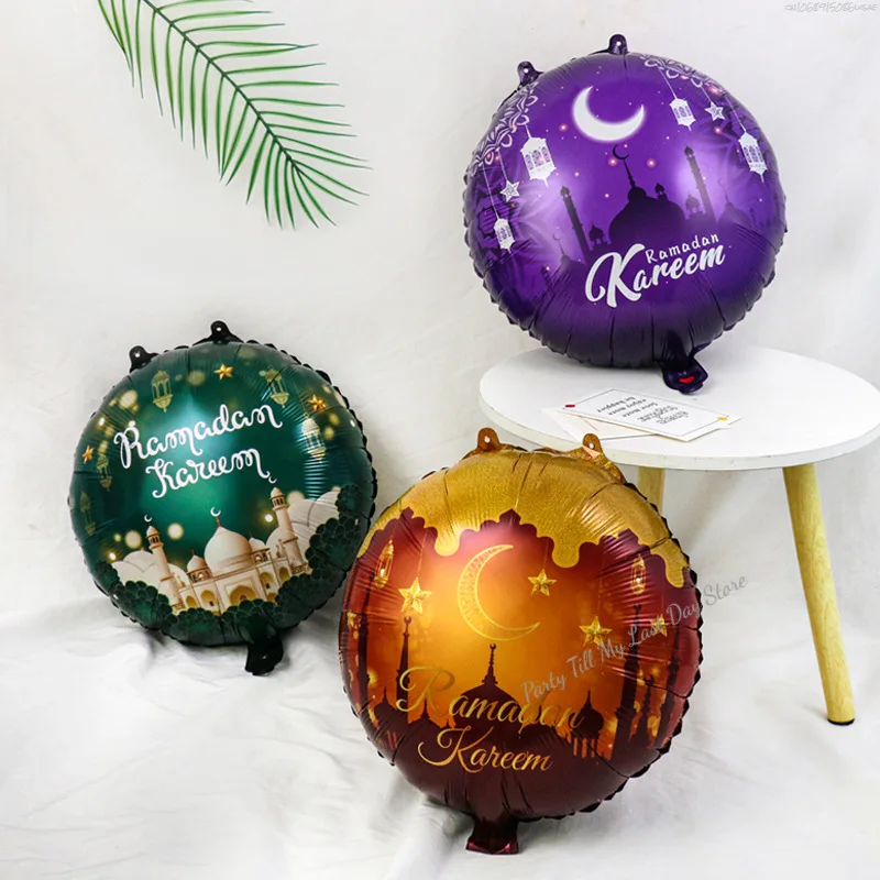 18 Inch Eid Ramadan Mubarak Foil Balloons Decoration Eid Mubarak Vector Islam Ramadan Kareem Helium Balloon Party Globos