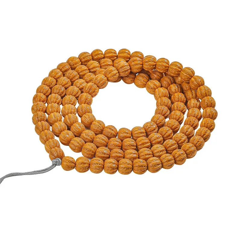 قسط القرد نحت Jingba Ling 108 سوار الجوز الوريد الخشن