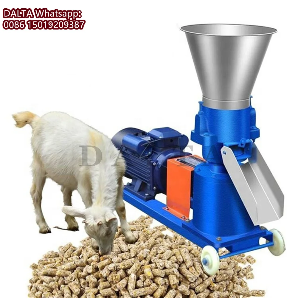 2024 Animal Poultry Feed Pellet Processing Machine Dog Fish Bird Food Maker Feed Pellet Production Line