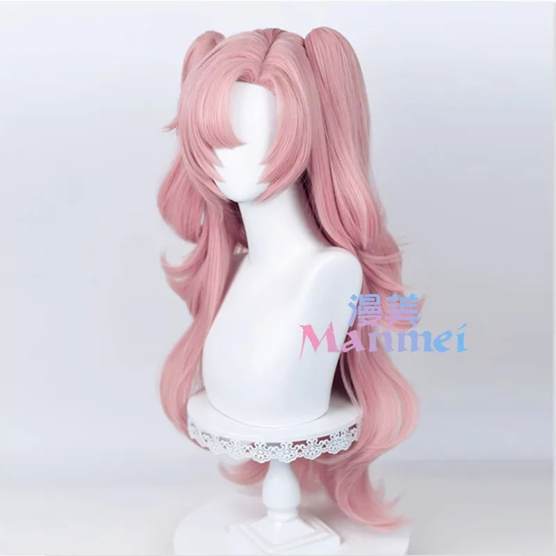 Zenless Zone Zero Nicole Demara Game parrucca Cosplay 80CM capelli sintetici resistenti rosa per donna uomo Halloween Carnival Party puntelli