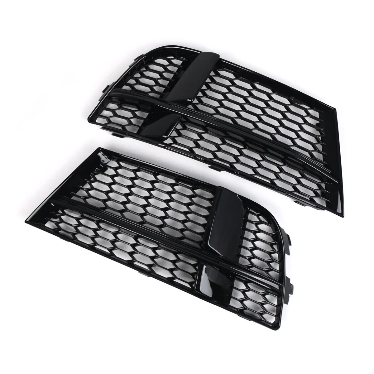 Car Front Grille Honeycomb Grille Cover Mesh Grill For Audi A3 8V S-line Sedan Sportback 2017 2018 2019 Fog Light Grille Cover