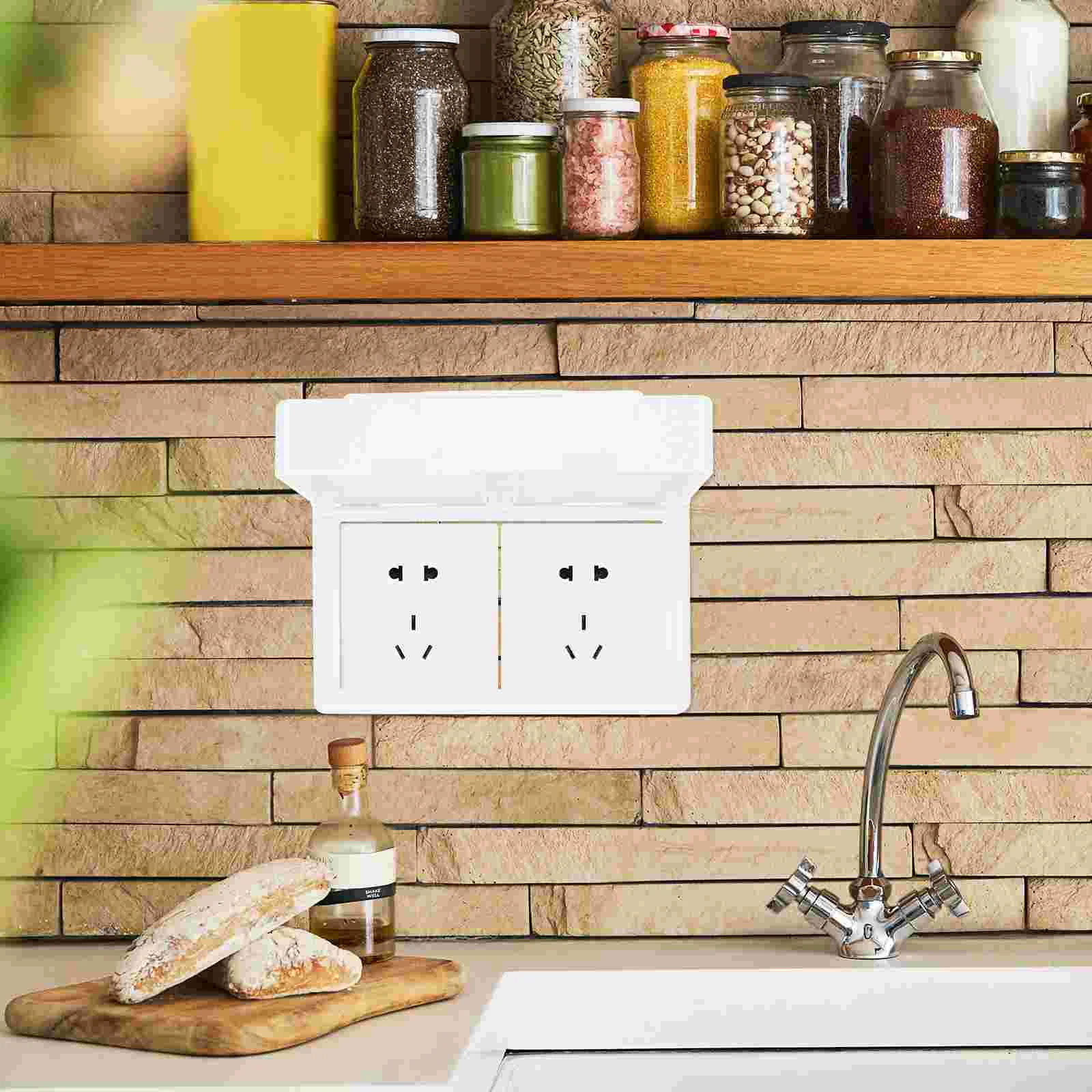 Outdoor Plug Cover Weatherproof Waterproof Socket Box Protector Electrical Outlet Covers White