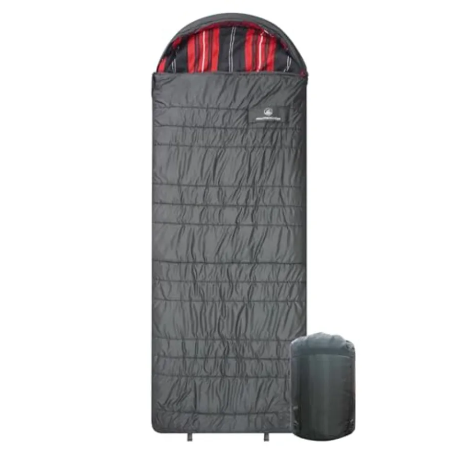 

Polycotton Sleeping Bag for AdultColdandWarm Weather Large with Compression Sack and Water Resistant for Family Camping Travel