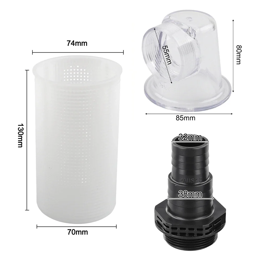 Pre Filter Cover And Basket For Steinbach SPS25 50 75 100 Pool Sand Filter Pump Replacement Parts Plastic Threaded Collar Suctio