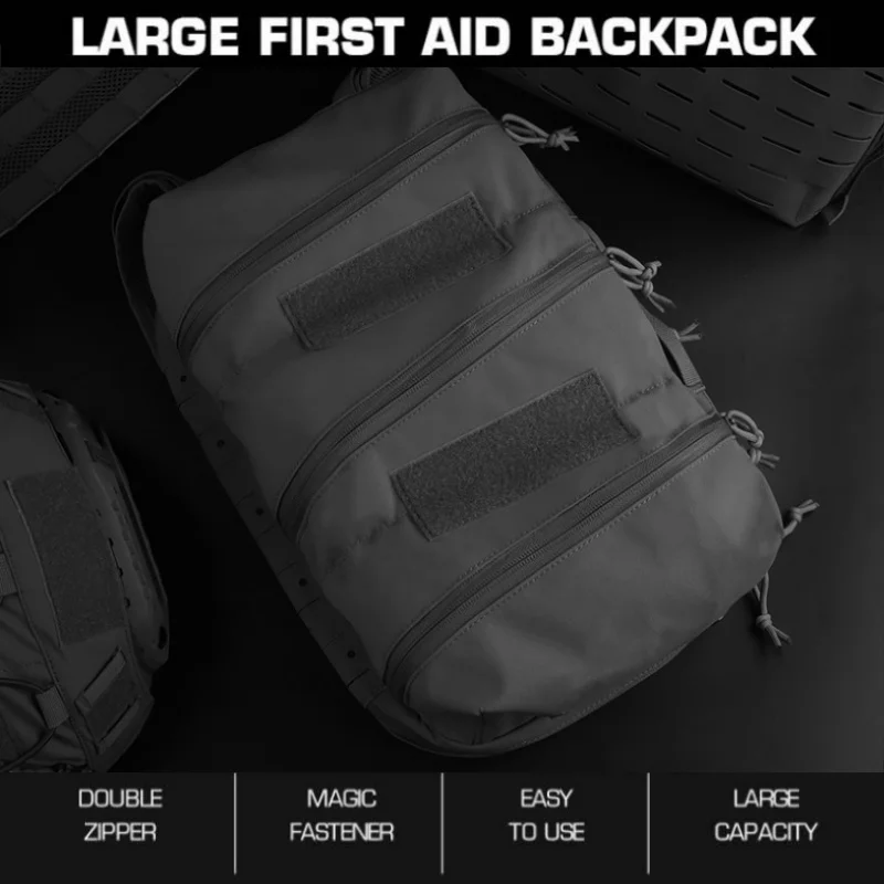 

Durable Nylon Outdoor Hiking Adventure Camping Backpack Large Capacity Storage Backpack