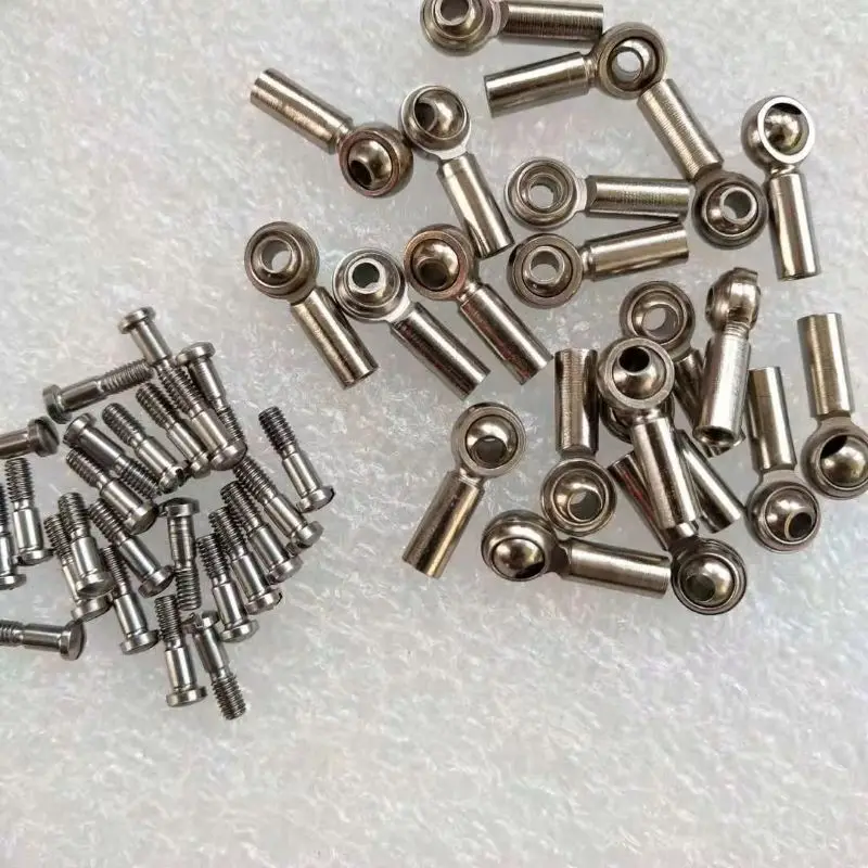 20Pcs Flat Key Bass Horn Cardan Shaft with 20Pcs Screw for Automotive Repair Keyed Shaft Coupling