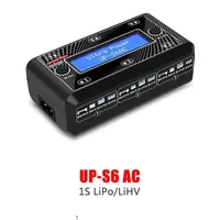 Ultra Power UP-S6 UP-S6AC 6x4.35W 3.7V 1S Lipo LiHv Battery Charger With Micro MX mCPX MICRO USB Racing Drone Rc Battery Charger