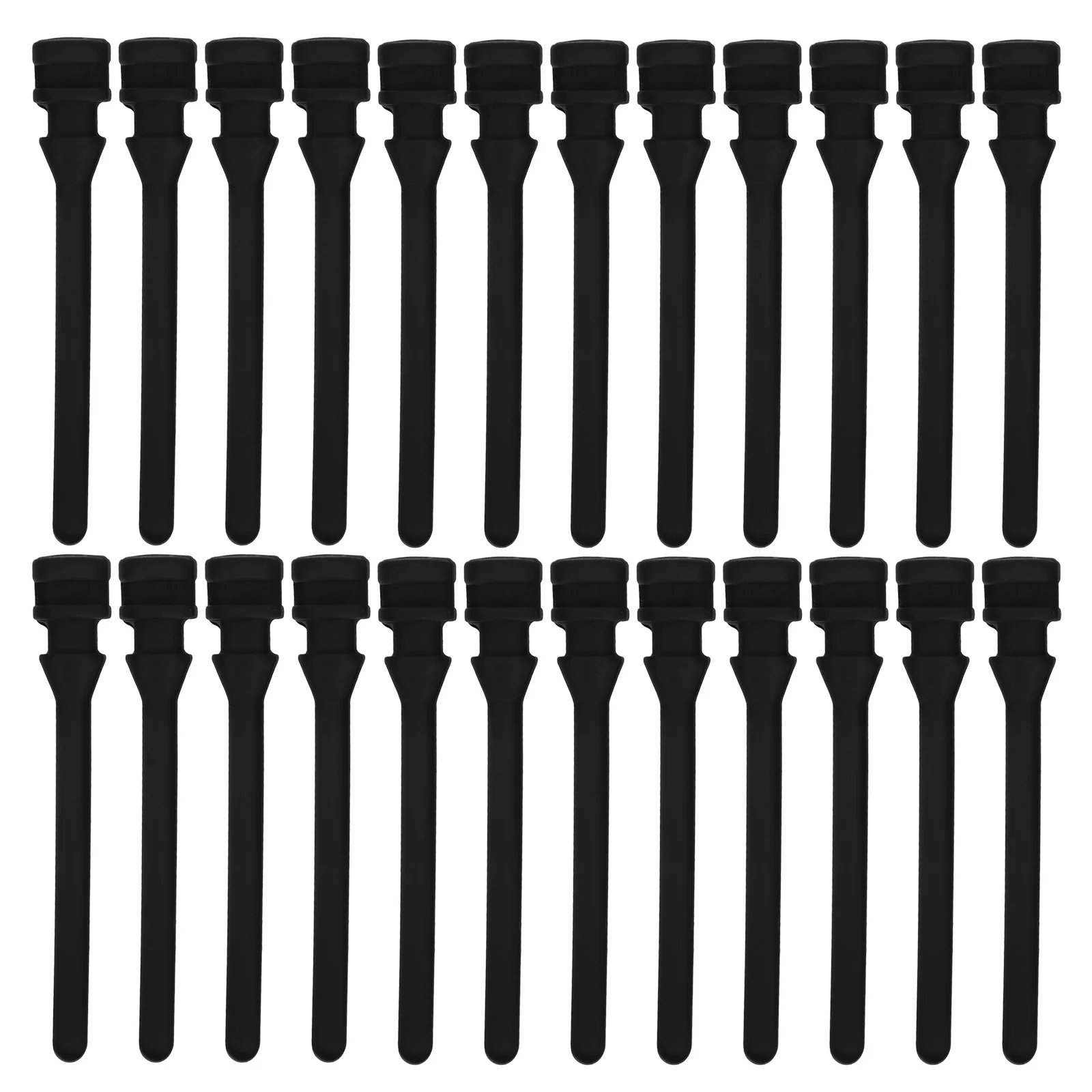 50 Pcs Fan Shock Absorbing Rubber Nails Screws for Computer Accessories Hardware Plastic Case Cooling Mount