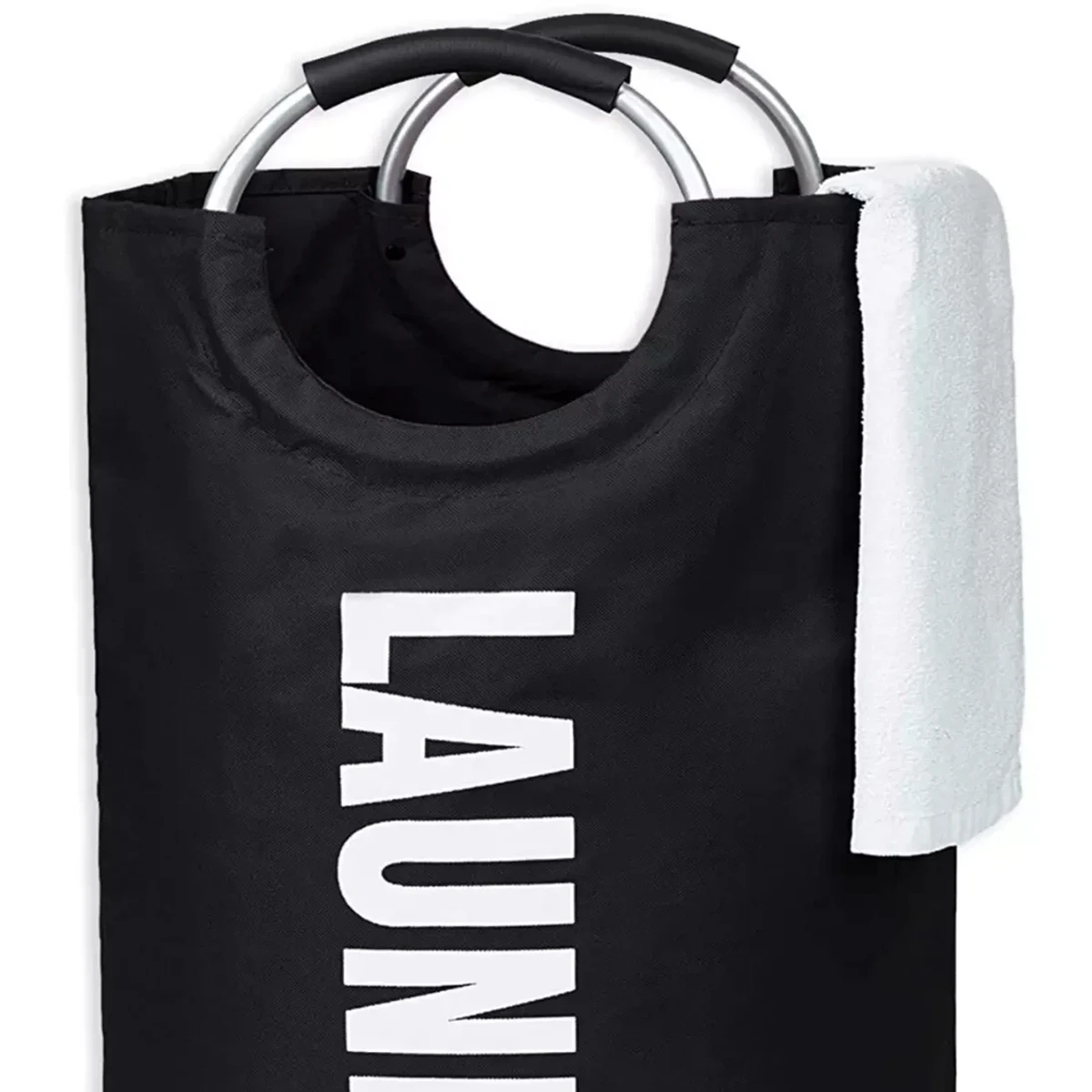 منزل جديد سعة كبيرة صندوق تخزين ملابس حقيبة أكسفورد القماش حقيبة الغسيل مقبض دائري سلة تخزين الغسيل القذرة