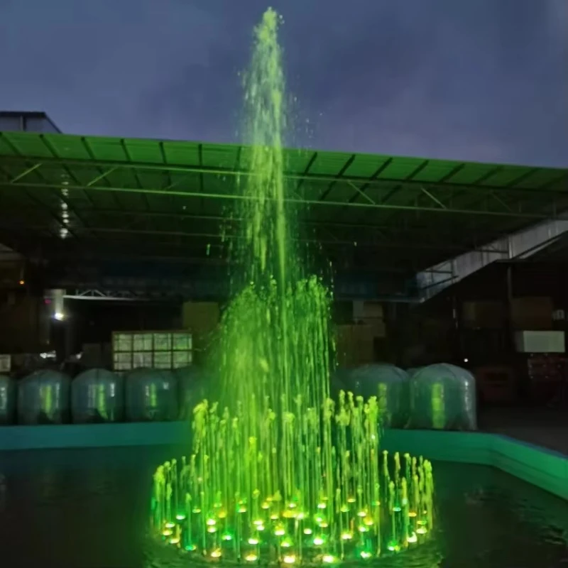 

Outdoor fountain custom size round small music dance float