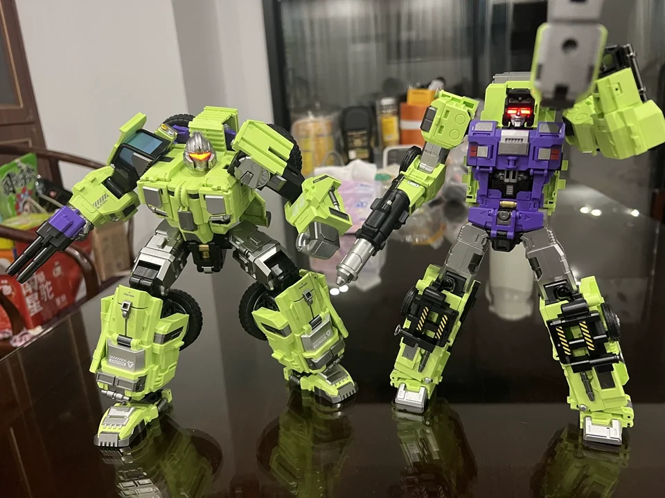 Juguete de transformación reemplazable, invasión Mecha GLA-03 GLA-04, legión gigante, constructor pesado, juego de gancho de remolque, destructor, figura de acción, regalo