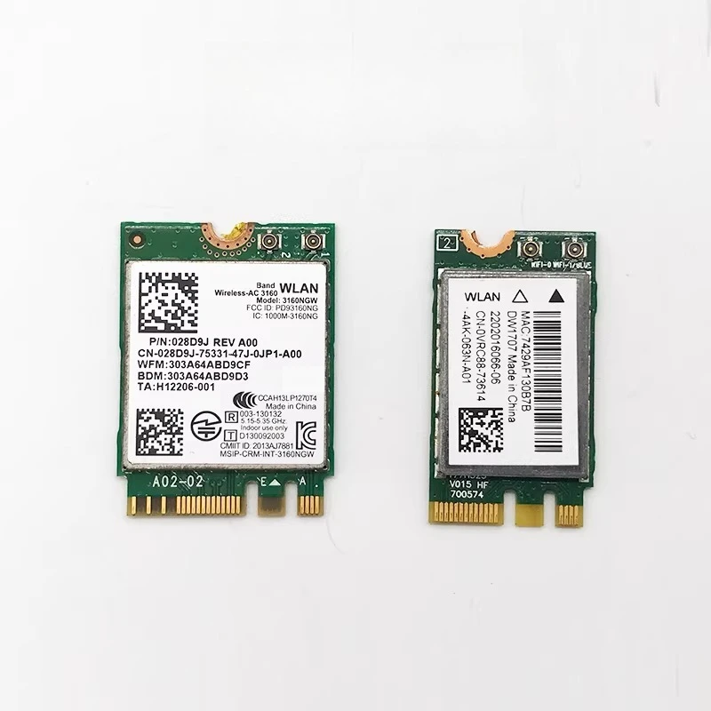 For Dell Inspiron 15-5557 5548 5547 5545 5542 P39F Wireless WiFi Bluetooth Card Module