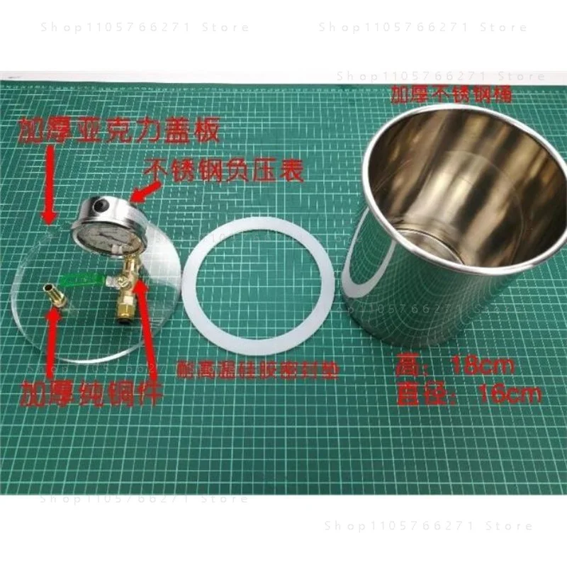 Collector Pot 3L Vacuum Resin Collector Pot for Vacuum Resin Infusion Process Drying Chamber Degassing