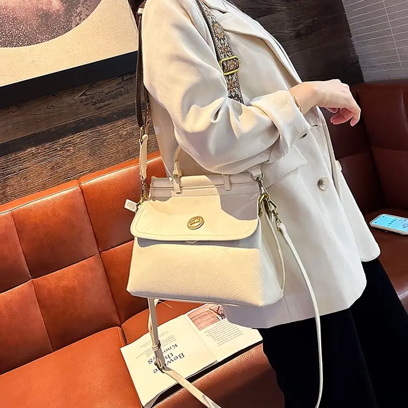 Original Designer Brand Bolsas Femininas Fashion New Leather Shoulder Crossbody Casual Cowhide Bags for Women Hot Selling