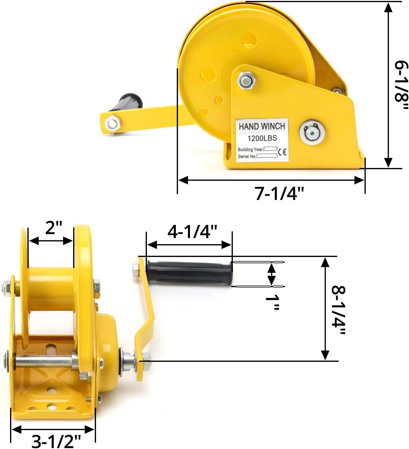 Thumbnail 2 - #9 Best Hand Crank Winch to Buy In 2026
