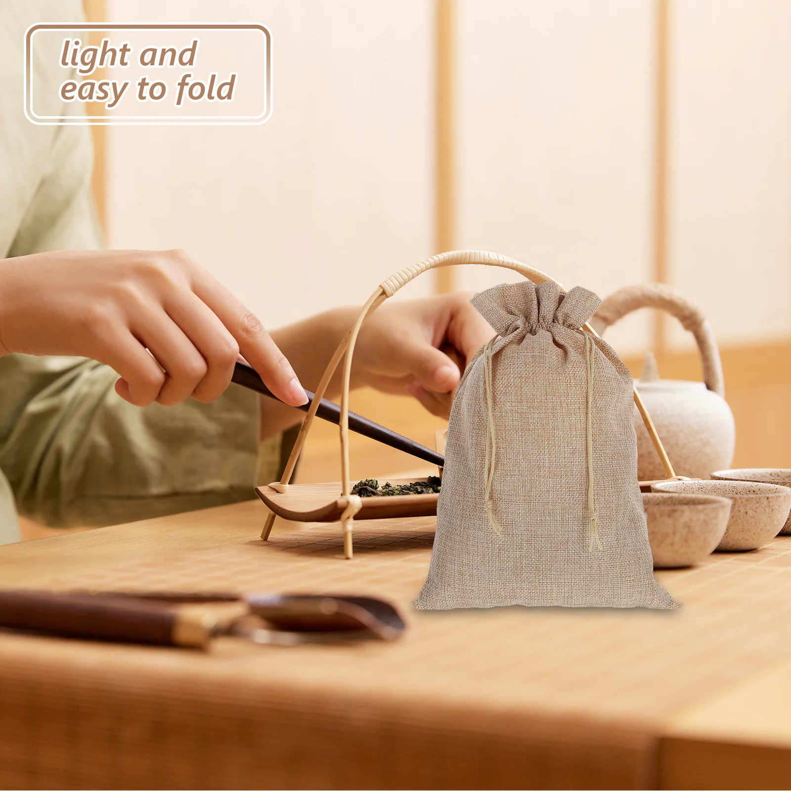 10 قطعة حقيبة برباط حقائب للهدايا للمجوهرات حفل زفاف مهرجان النسيج تخزين المنظم أكياس لملحقات بطاقة الحرف اليدوية #6