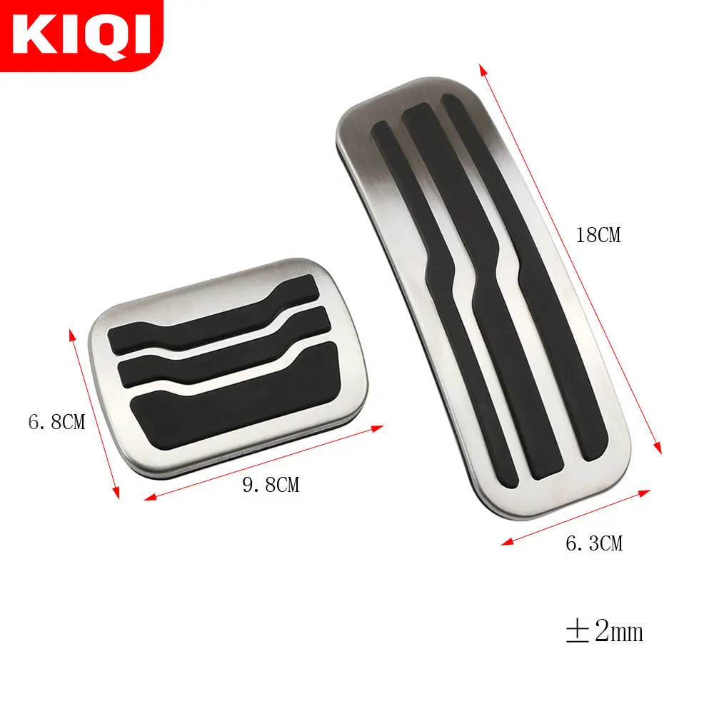 Stainless Steel Brake Accelerator Pedals Gas Plate Pedal Cover for Ford Explorer 2011 2012 2013 2014 2015 2016 2017 2018 2019