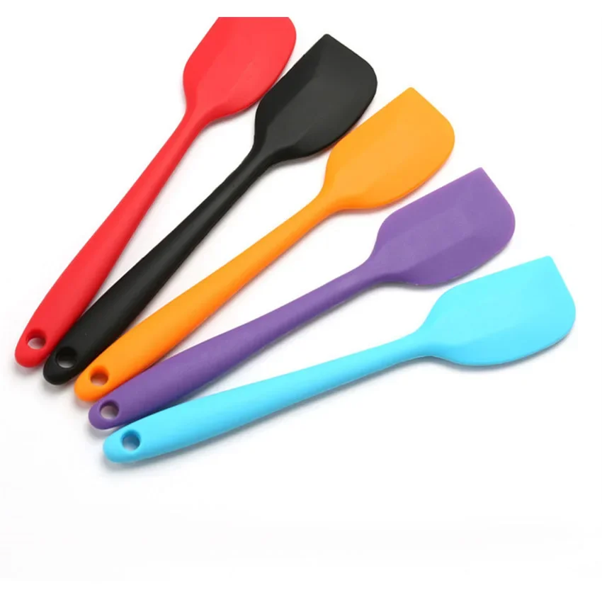 1pc 21cm Kitchen Silicone Cream Butter Cake Spatula Batter Scraper Brush Butter Mixer Cake Brushes Baking Tool Kitchenware