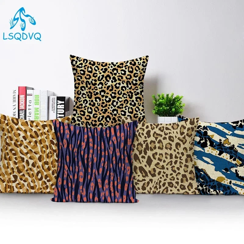 Decorative Throw Pillows Case Animals Zebra Pattern Sofa Home Pillow Cushion Cover for Living Room Pillowcase