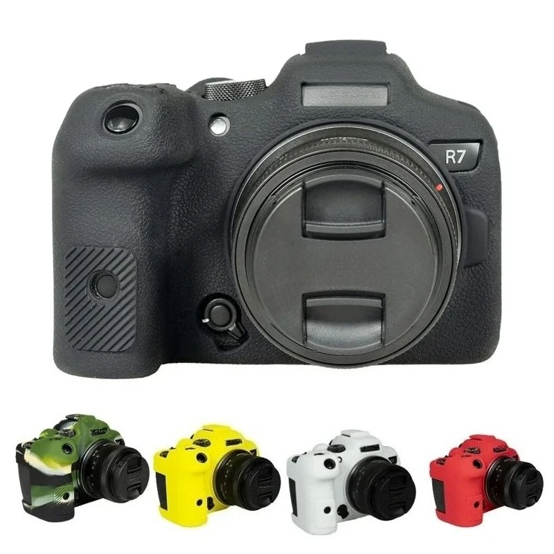 

DSLR Camera Bag Protector Cover Soft For Canon EOS R3 R7 R8 R10 R5 R6 R6 II Silicone Rubber Camera Protective Body Case Skin