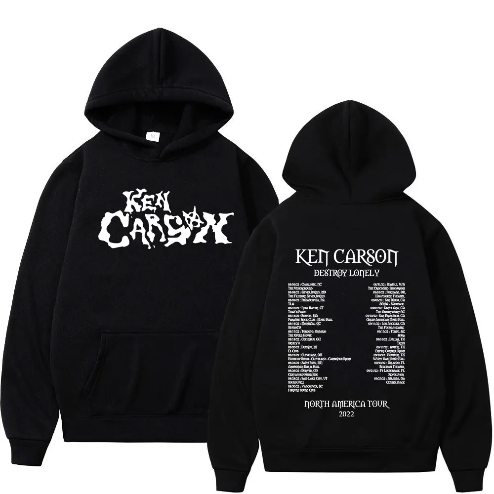 

Rapper Ken Carson Destroy Lonely North America Tour Hoodies Men Women Fashion Sweatshirts Casual Oversized Long Sleeve Pullovers