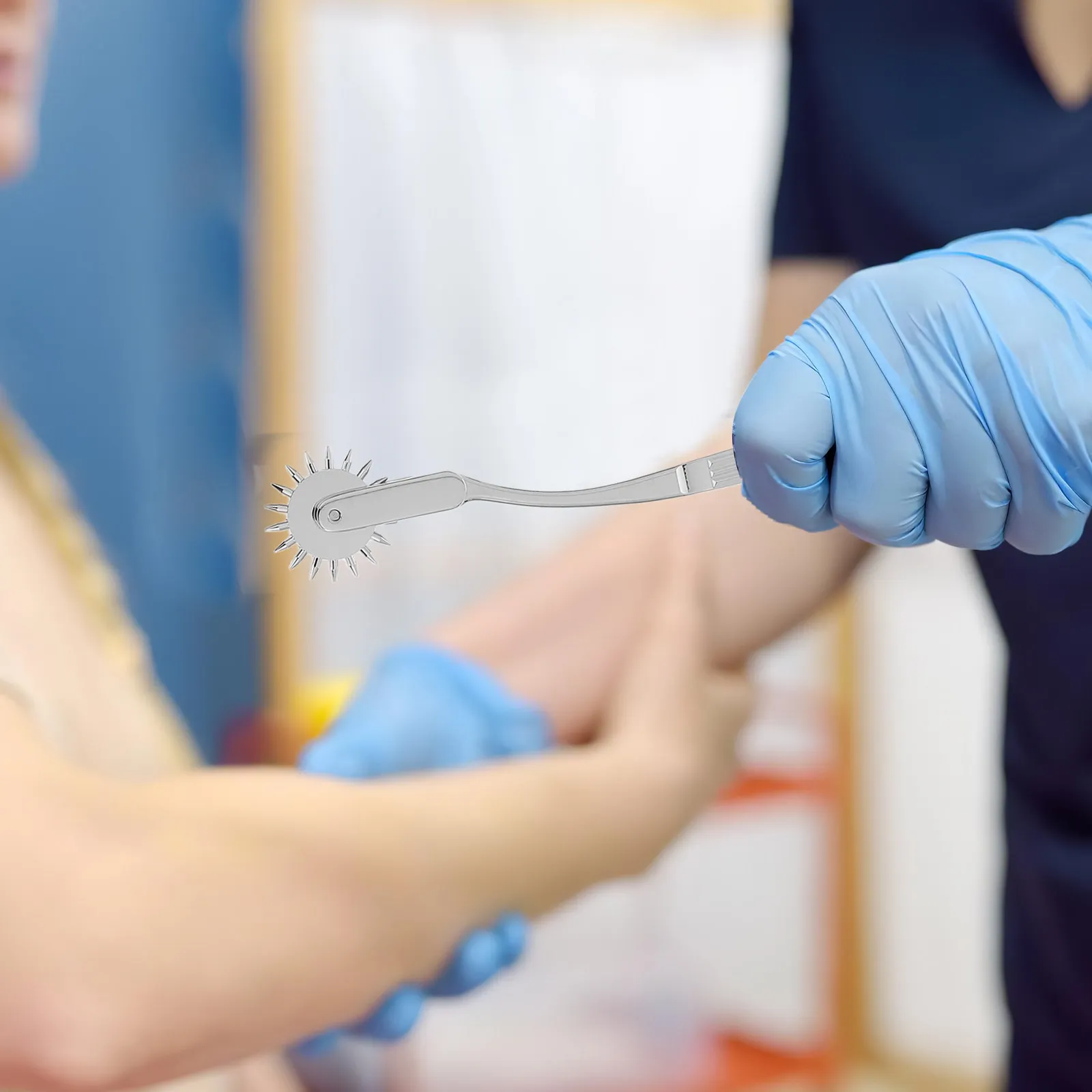 

1Set Multifunction Neurological Hammer Advanced Medical Diagnostic Instrument Kit Portable Reflex Hammer Set for Clinic Hospital