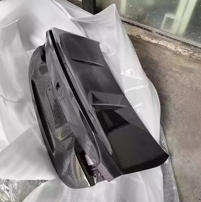 For M4 G82 Carbon Fiber Car Trunk Cover 2020+Special High Quality Carbon Fiber Rear Tail Cover Decoration 4