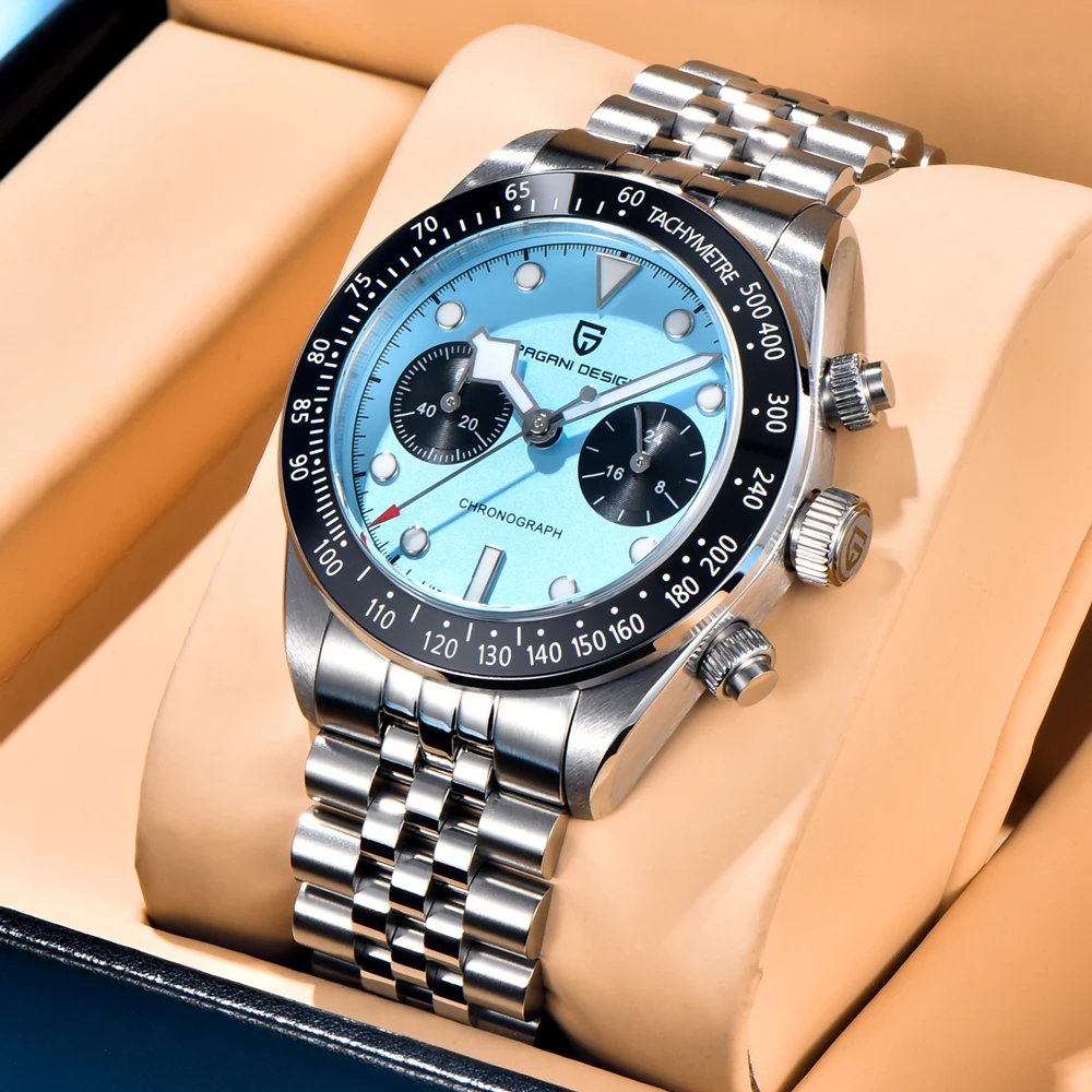 2026 New PAGANI DESIGN BB Panda Luxury Quartz Watch For Men Sapphire Mirror 100m Waterproof Fashion Sports Chronograph Watch