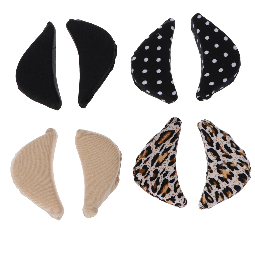

5Pairs High Heel Sole Pads Soft Shoe Inserts Forefoot Cushion Fillers Prevent Slipping Comfortable Reusable Black