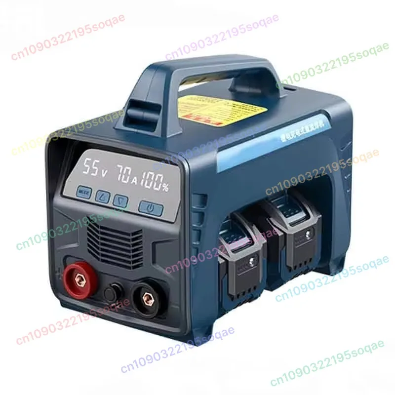 

Portable Cordless Battery Powered MMA MIG ARC Stick 60A DC Welding Machine LED Display Digital Dual batteries Welder Machine