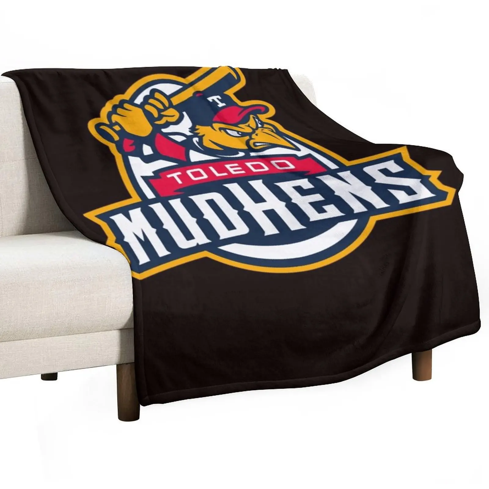 toledo mud hens,mudhens Throw Blanket Decorative Sofa Luxury Custom Decoratives Blankets