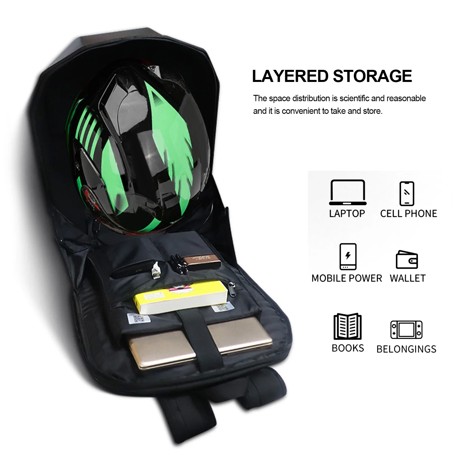 Imagem -05 - Led Display Screen Locomotiva Mochila para Homens Mochila Laptop Mochila Ciclismo Motocicleta Viagens de Negócios Exterior