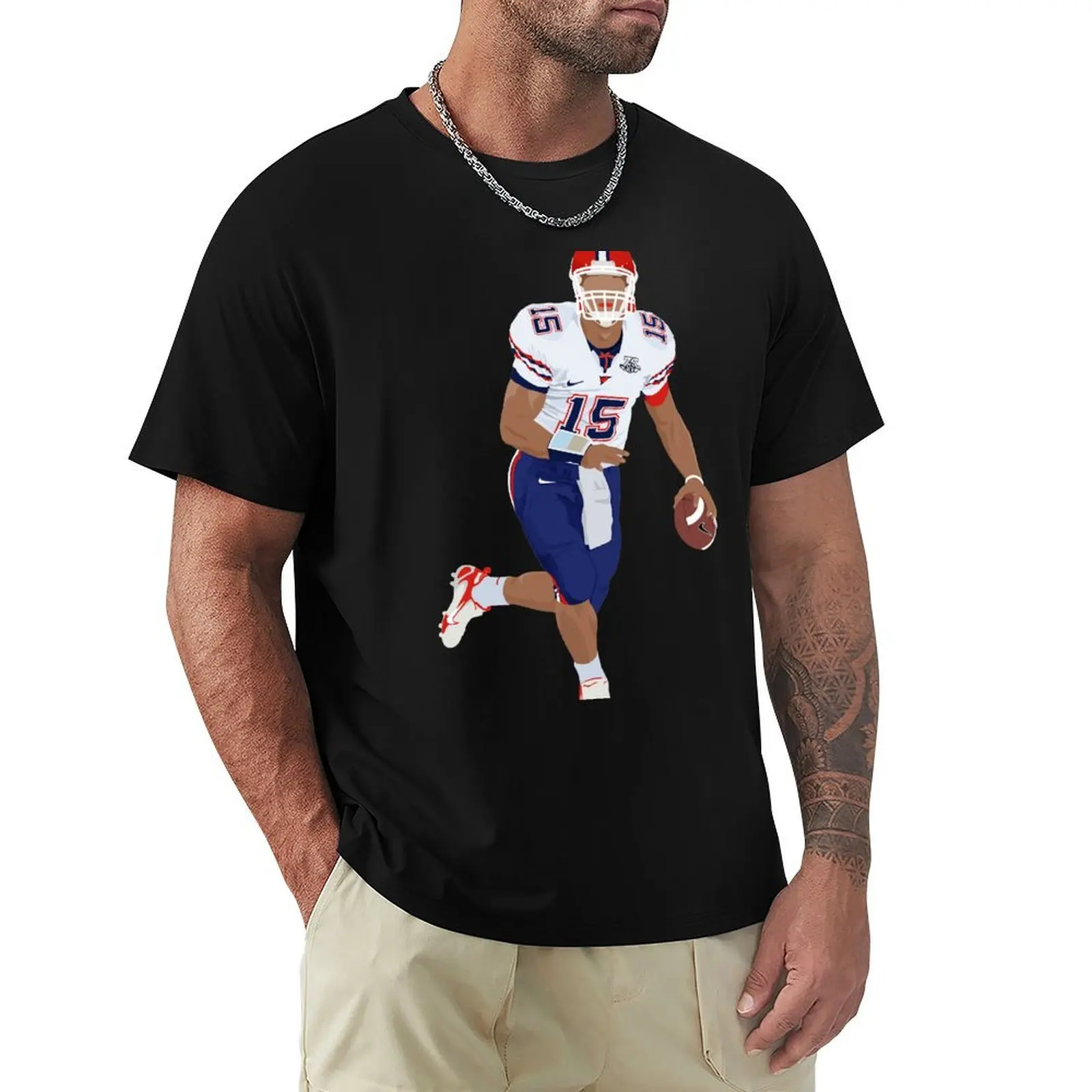

Tim Tebow Florida T-Shirt Everyday Wear Basic Short Sleeve Top