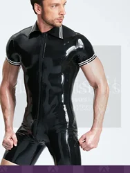 Catsuit With Crotch Zip rubber suit women   stockings latex costume fetish fetish wea  bodysuit sexy lingerie