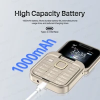 SERVO I16 Pro 4G LTE Mini Flip Mobile Phone Dual SIM Standby Call Recording Speed Dial FM Radio Blacklist Small Fold Cellphones 4
