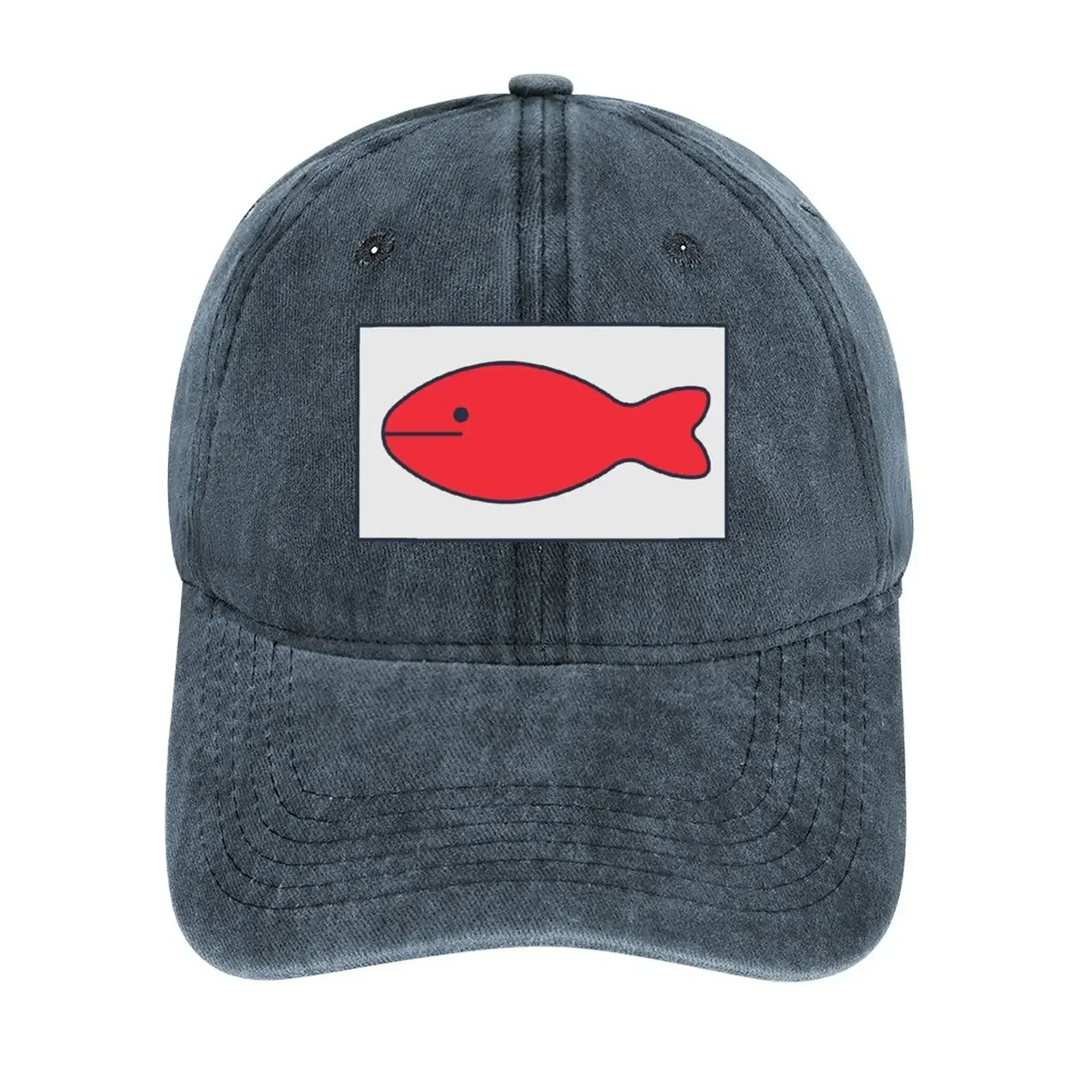 Odd Taxi Odokawa Fish Hat Cowboy Hat Cute Sports Caps Ladies Hat Men's