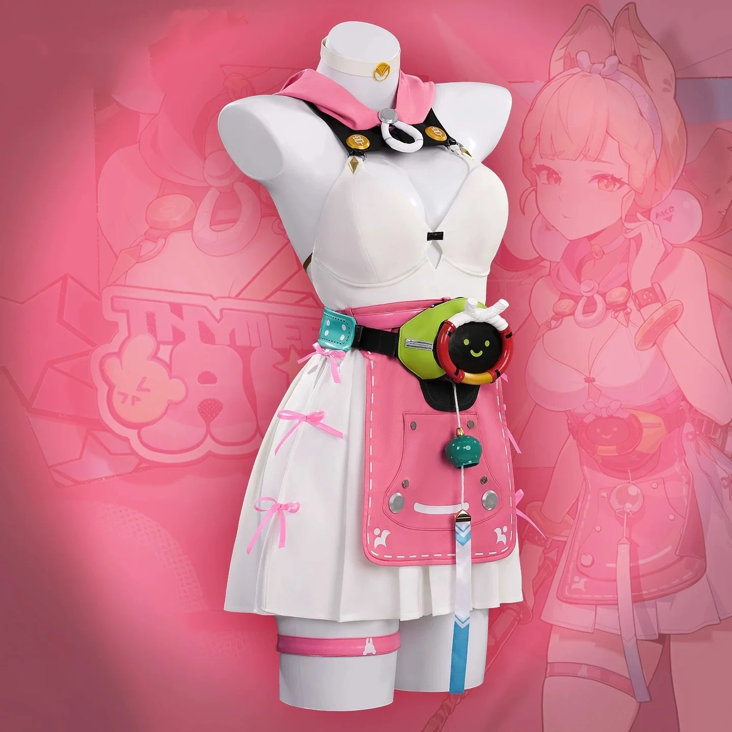 زي Zenless Zone Zero Alice التأثيري كوس لعبة أنيمي حفلة النساء زي الهالوين لعب الأدوار الملابس الملابس