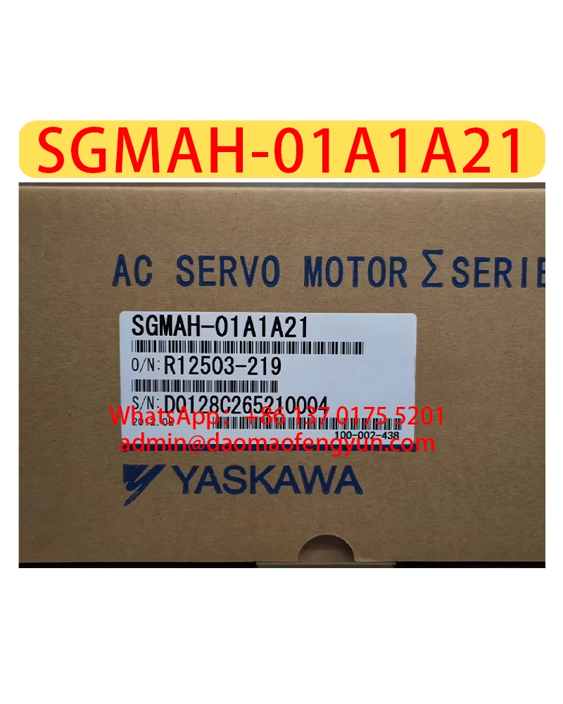 

SGMAH-01A1A21 Brand New Servo Motor Original Genuine，SGMAH 01A1A21，Fast shipping
