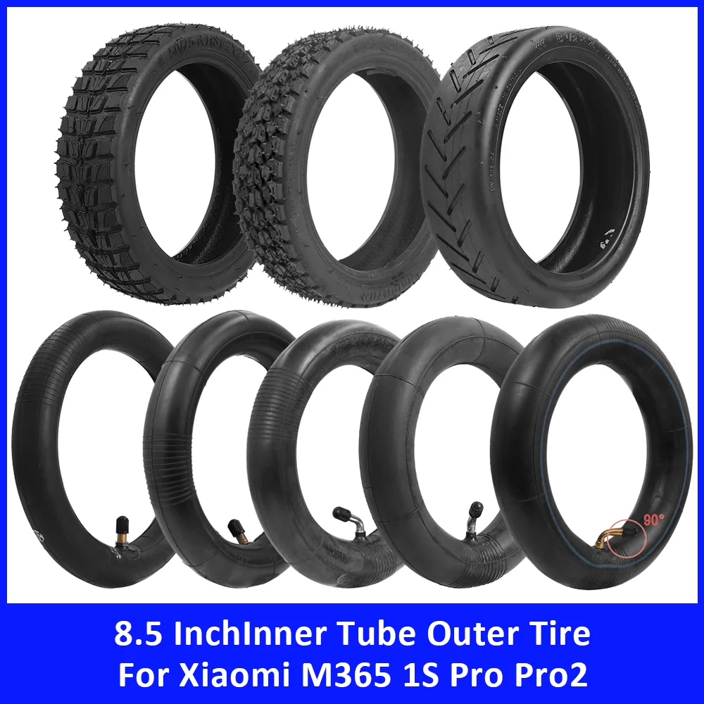 

8.5 Inch 8 1/2x2 Inner Tube Outer Tire for Xiaomi M365 1S Pro Pro2 Electric Scooter Accessories 50/75-6.1 Durable Tyres Wheel