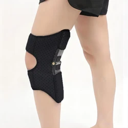 Knee Booster - Adjustable Breathable Support with Powerful Rebound Springs,Hook&Loop Closure For Running, Cycling & Hiking