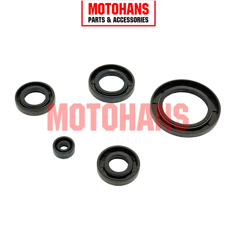 MOTORCYCLE OIL SEAL SET 5PCS/SET ACCESSORIES FOR HONDA CGL125 TOOL AKT125 22*35*7 20*34*7 16*28*7 14*28*7 6.5*14.5*7