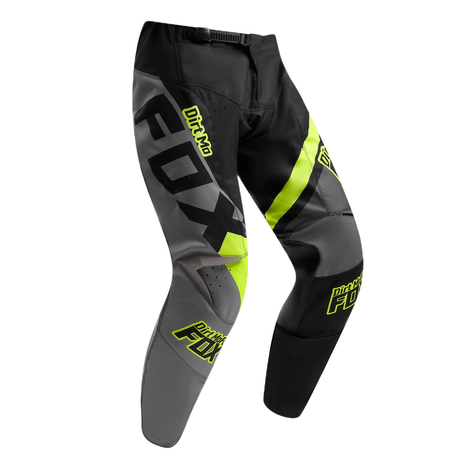 MoFox-Maillot et Pantalon Motocoss pour Homme et Femme, Tenue de Course Tout-Terrain, Ensemble d'Équipement MX, Jaune Chlorjaune et Gris, Vélo de Descente, D343, RL UTV